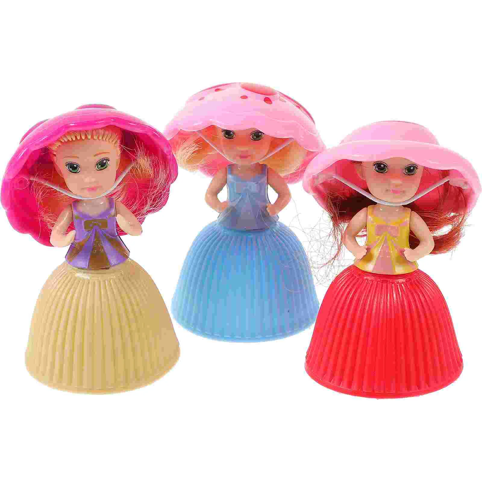 

3pcs Mini Cupcake Surprise Cupcake Gift Toys (Random Color and Style)