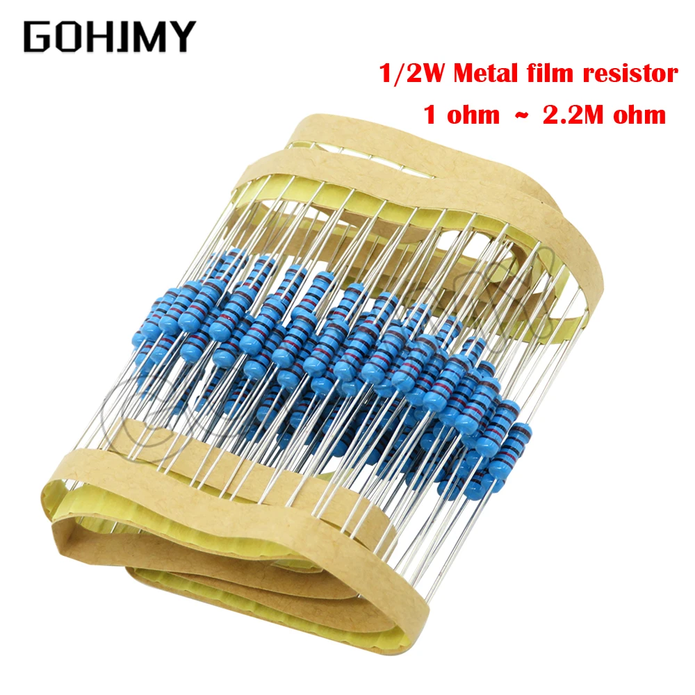 HUABAN 100pcs 1 watt 1W 39R 39 ohm 1% metal film resistor HUABAN 100pcs 1 watt 1W 39R 39 ohm 1% metal film resistor