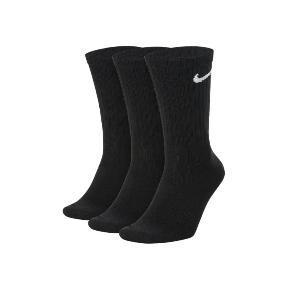 NIKE Training Socks 3 Pairs Neutral Long Mid Short Lightweight Quick Dry Fall Support Comfortable and Soft kids socks men socks