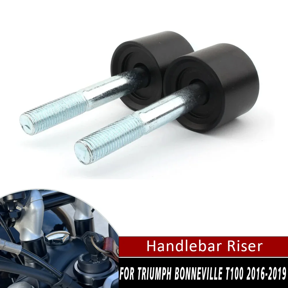Coppia Moto Manubrio Riser Morsetto Spacer Bar Mount Lift Per Triumph Bonneville T100 T120 Scrambler 1200Xc Street Twin