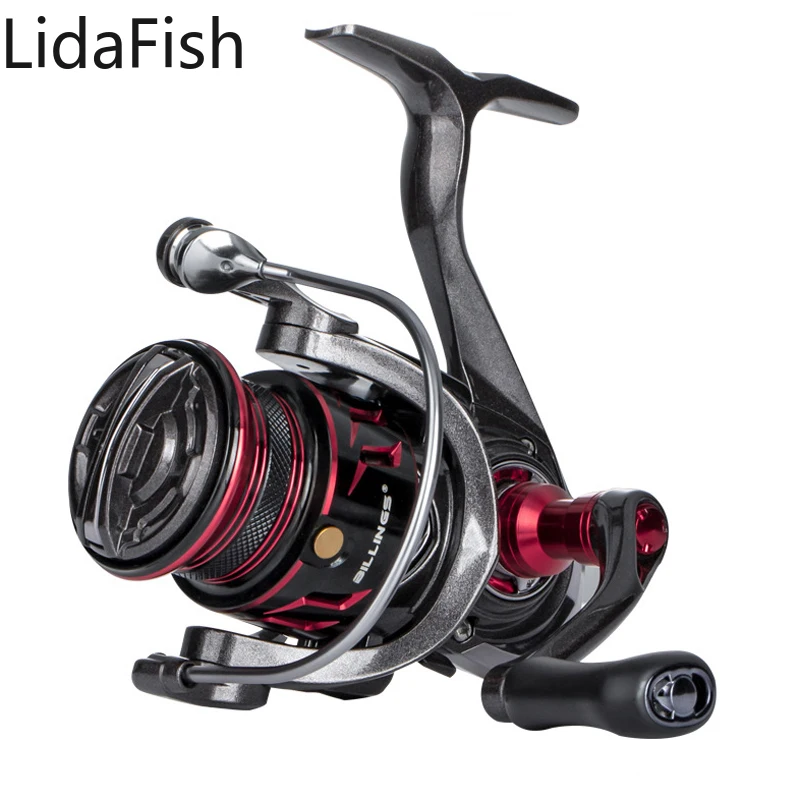 

Lidafish New Innovative Double Rocker Arm Spinning Fishing Reel 6KG Max Drag 5.1:1 Gear Ratio Fishing Coil for Bass Pike Fishing