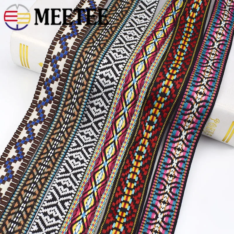 2/4Meters 38/50mm Polyester Jacquard Webbing Tapes 2mm Thick Ribbon Strap  Belt Tape Bag Backpack DIY Sewing Biasband Accessories - AliExpress