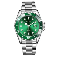 Marque de luxe calendrier acier hommes montre d'affaires montre de sport à quartz 1
