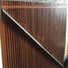 Wood Grain Metal Fence Aluminum Gate 5