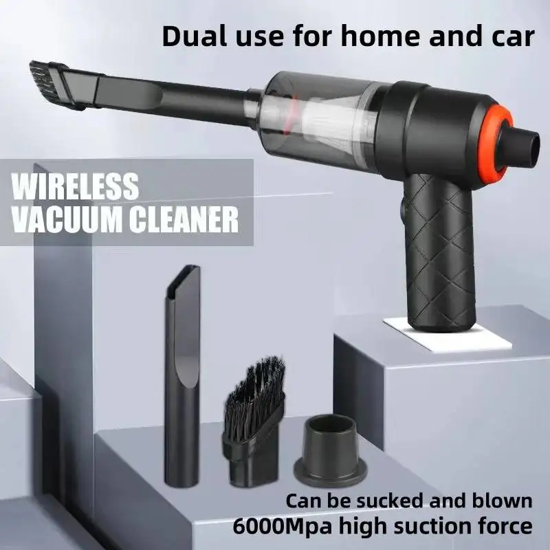 Car Vacuum Cleaner Portable wireless 6000PA High-Power Strong Suction Handheld Vacuum Cleaner Home Dry And Wet