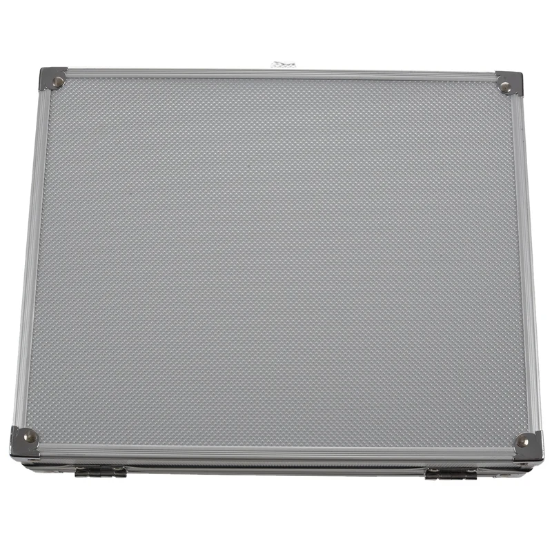Useful Aluminium Watches Box 12 Grid Slots Jewelry Watches Display Storage Box Square Case Suede Inside Rectangle Watch Holder