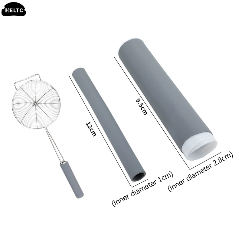 Pan Handle Cover Self-shrink Handle Sleeve Anti-scalding Pot Handle Cover Holder High Heat Resistance Silicone Pot Cover For Frying Pan