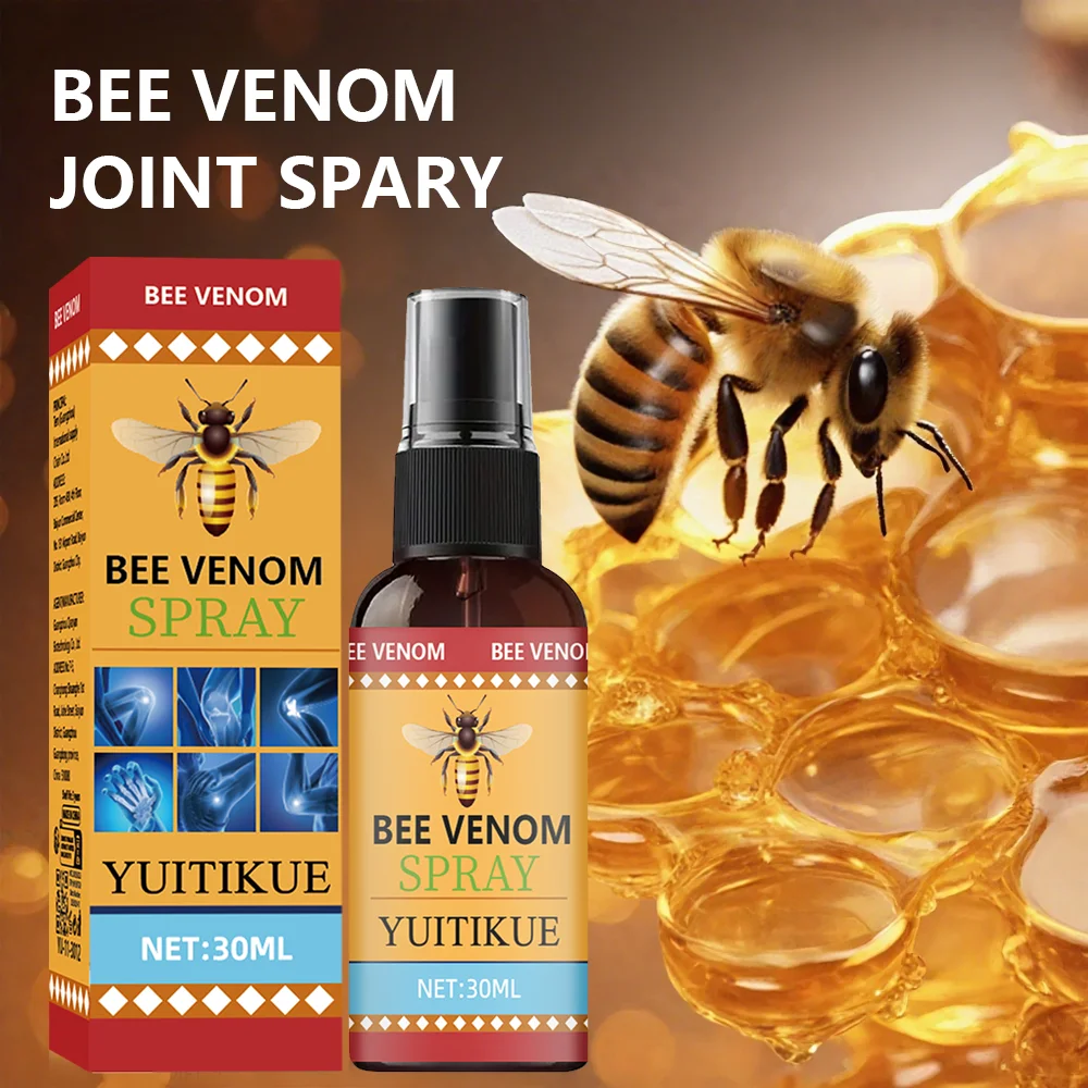 Bee venom moisturizing spray, natural bee venom essence care, muscle and bone spray -- suitable for all skin types