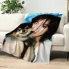 Tae V Flannel warm comfort  H-Hyung soft plush blanket for idol sofa living SINGER room kpop office bedroom travel K-Kim gift 1