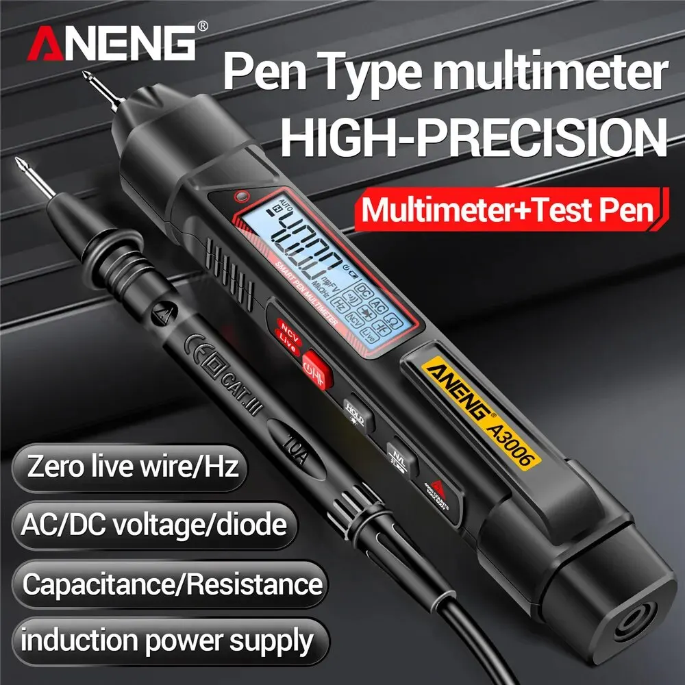 Electric Tester Pen Non-contact Wire Detector ANENG A3006 Pen Type Multimeter