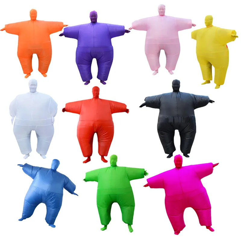 

Adult Kids Inflatable Sumo Wrestler Wrestling Suit Blow Up Fat Cosplay Costume Halloween Party Toys Fancy Dress Full Body Gift