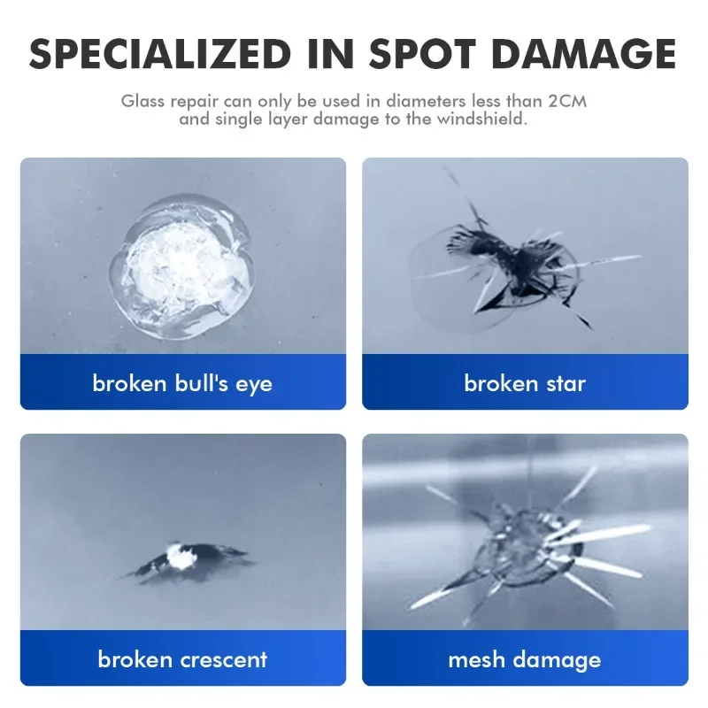 DIY Windshield Car Crack Repair Kit Mobile Screen Window Glass Scratch Cure Glue Clean Neat Car Maintenance Accessories