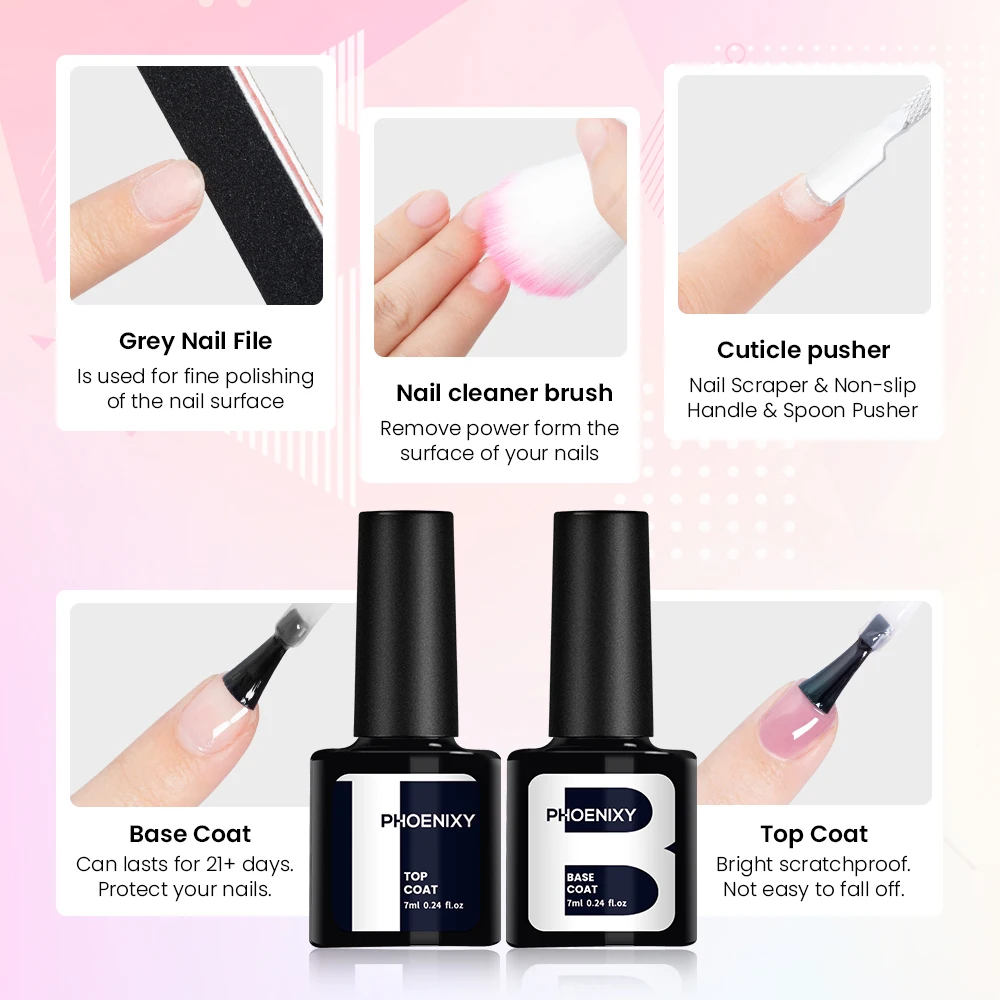 Professional Manicure Tools Kit 18/10 Colors Gel Nail Polish with Nail Drying Lamp Semi permanent Gel Varnish Nail Art Gel Set 6