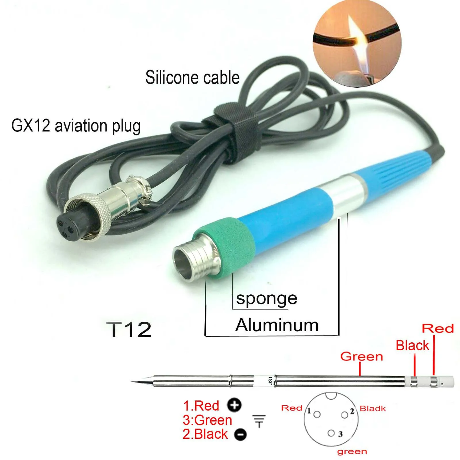 Soldering Iron Handle Bracket Stand T12/C210/C245 FOR JBC Replacement Iron Soldering Station Soldering Handle Tools