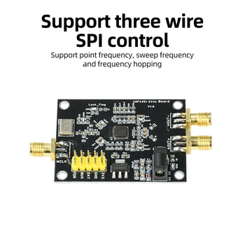 Scheda di sviluppo ADF4351 da 35 MHz–4,4 GHz, sorgente di segnale RF, modulo generatore di segnale RF con circuito a fase bloccata, frequenza 35 MHz–4,4 GHz