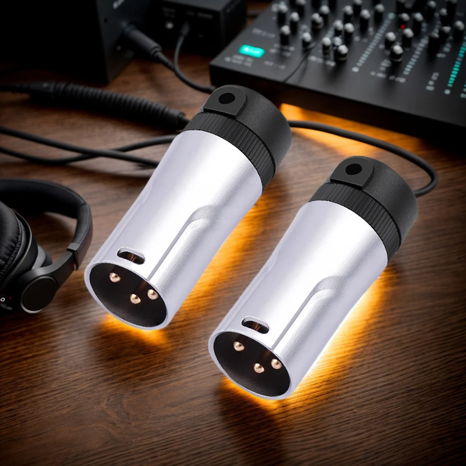Adjustable Right Angle XLR Microphone Adapter Plug