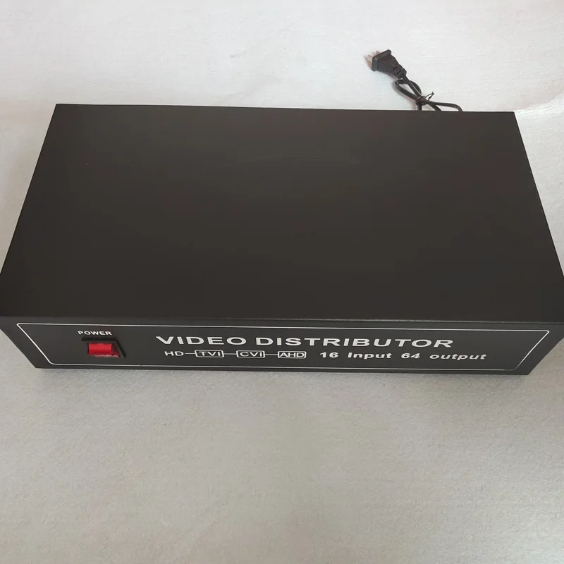 BNC Video Distributor 16 In 64 Out Composite Amplifier 16CH To 64CH Splitter For CCTV Security Camera DVR System