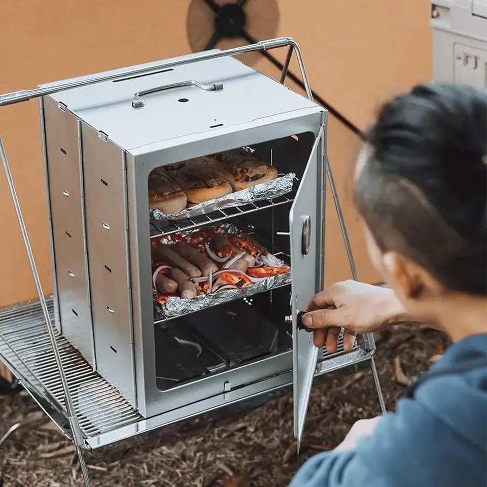 Propane Coleman Folding Camp Oven Outdoor Camping Folding Oven