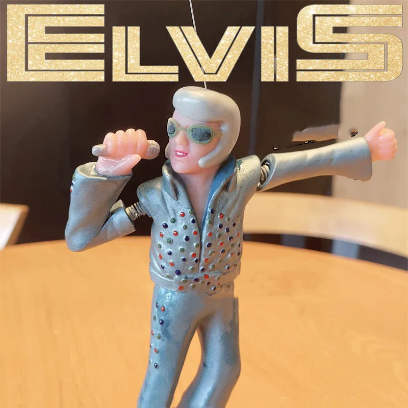 

10cm Cartoon Elvis Presley Action Figures Dolls PVC collection toy