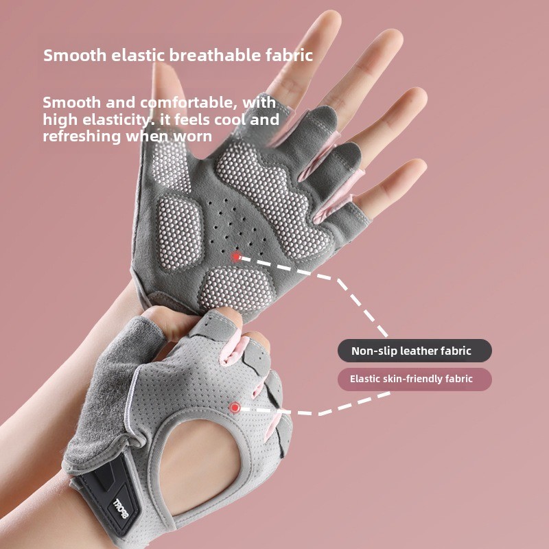 Breathable Anti-Slip Cycling Fingerless Gloves for Men and Women Professional Gym Fitness Half Finger Summer Fishing Bike Glove