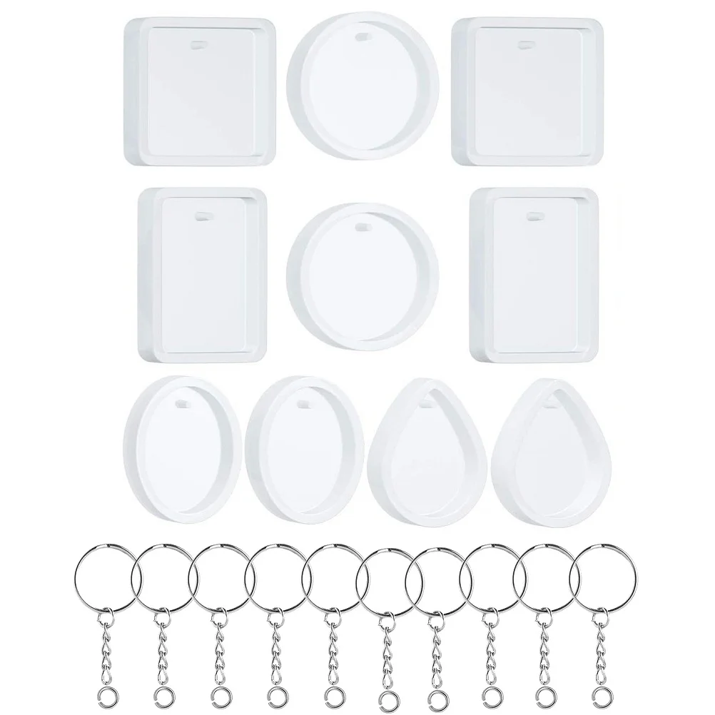 20 Pcs Keychain Key Mold Kit 1