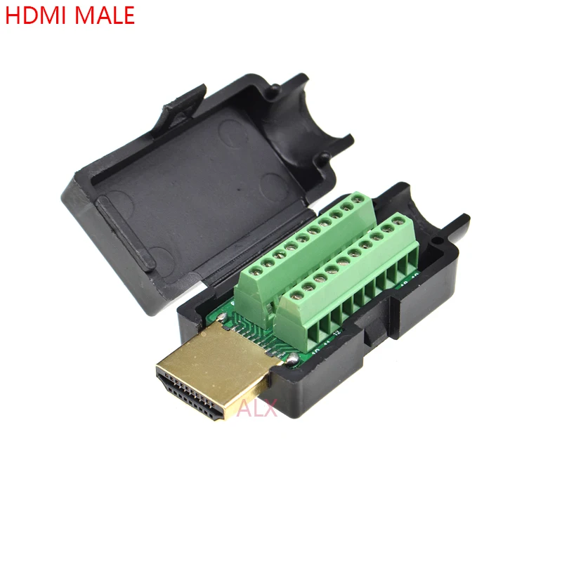 Connettore HDMI Maschio A Saldare 19pin Senza Custodia MODELLO 1 - Foto 3