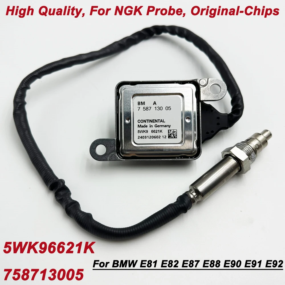 

High Quality for NGK Probe Nox Sensor 5WK96621K 758713005 11787587130 For BMW E81 E82 E87 E88 E90 E91 E92 E93 LCI N43 116i 118i