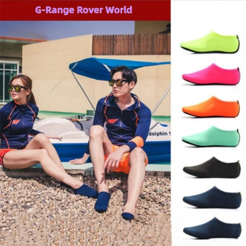 Non-Slip Unisex Water Shoes Swimming Diving Socks Summer Aqua Beach Sandal Flat Shoe Seaside Sneaker Socks Slipper hot sale New 6
