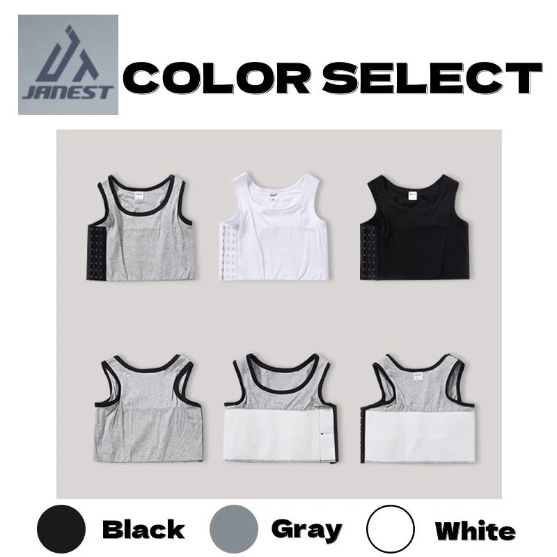 Breast Binder 20cm Full Flat Chest Breathable Adjustable Cotton Tomboy Corset FTM Trans