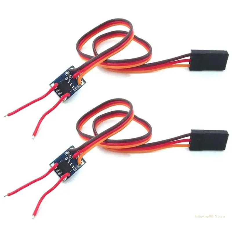 

Y4UD RC Brushed ESC Electric Speed Controller DIY for Stable Driving Set of 2