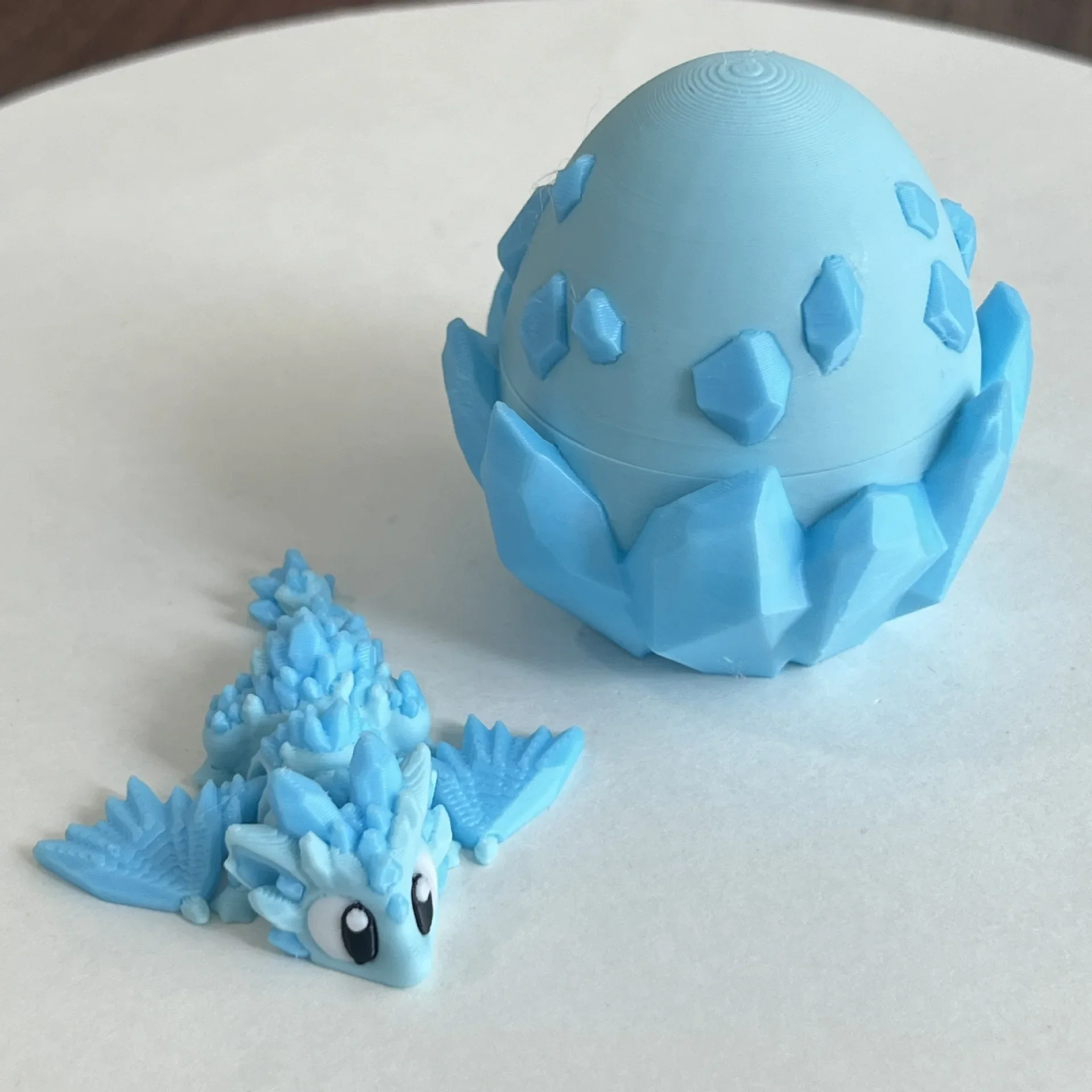 Serie Draghetto Uovo pastello Snodabile 3D in vari tempi e colori (Fiori, Ghiaccio, Dolci) 15 Serie Draghetto Uovo pastello Snodabile 3D in vari tempi e colori (Fiori, Ghiaccio, Dolci) - immagine 11