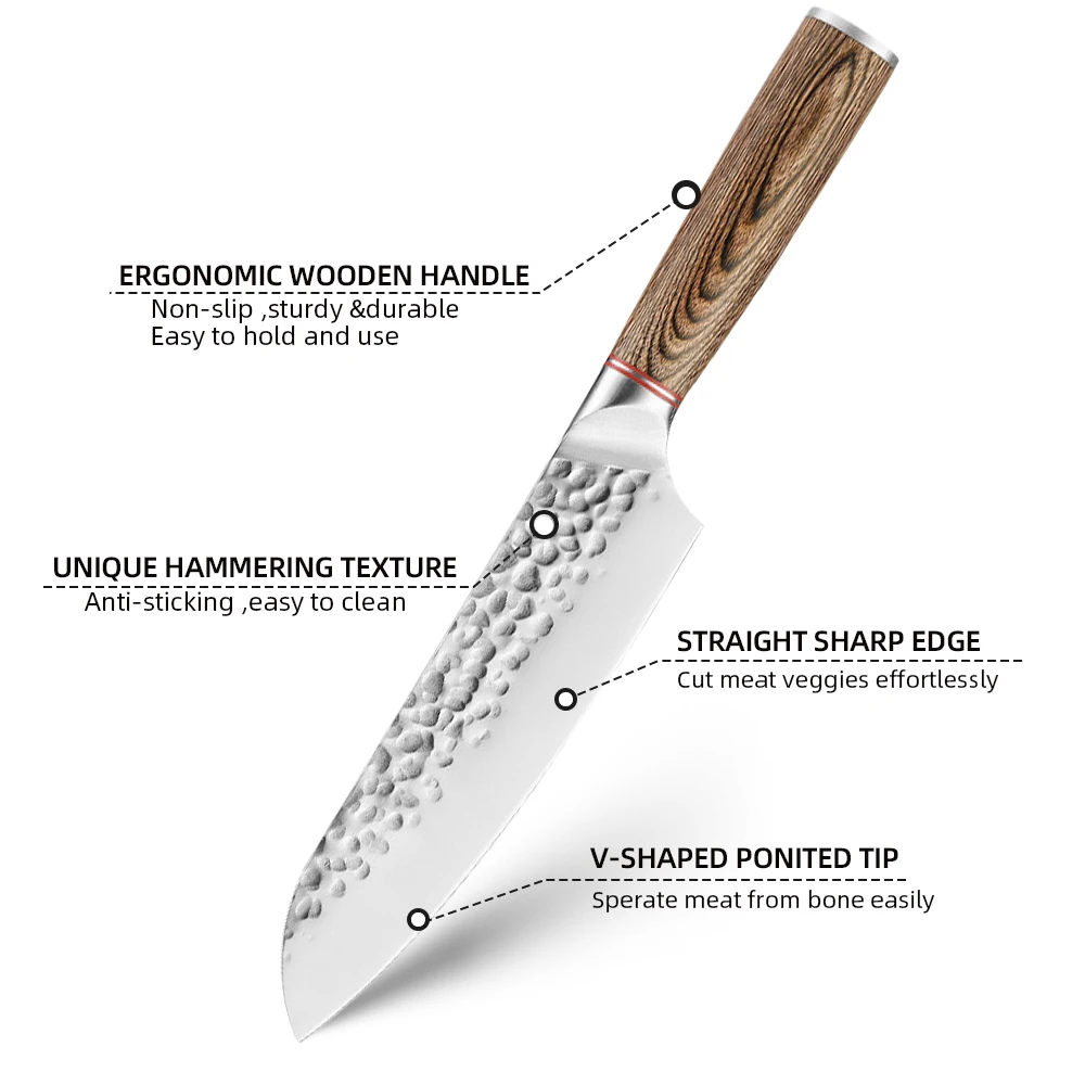 Kitchen Chef Knives Boning Knife Meat Cleaver Knife Hand Forged Hammer Knives Fruit Knife Kitchen Knife Boning for Cooking Tools - 3