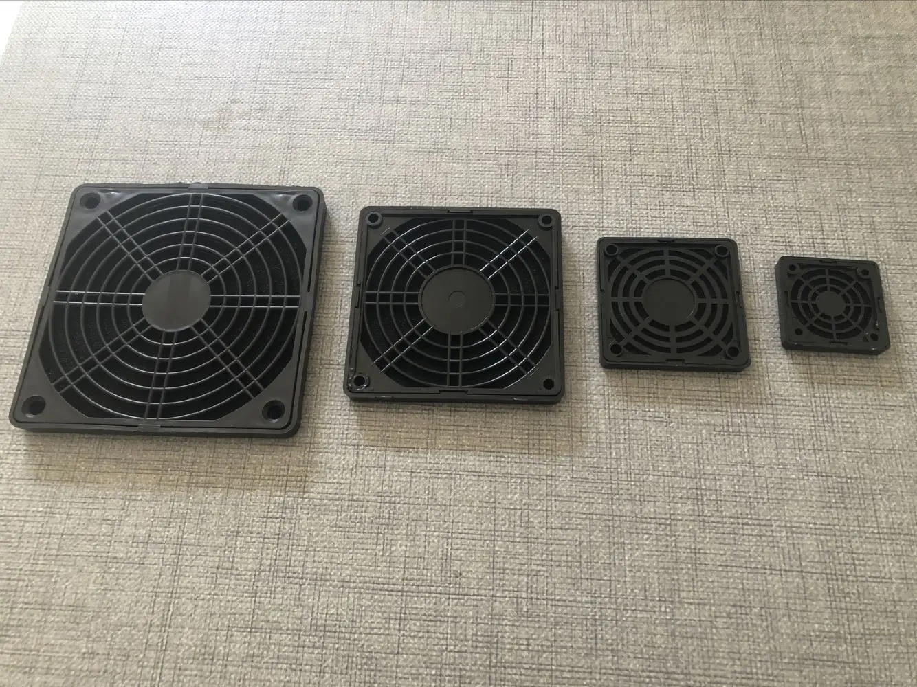3-in-1 Plastic Fan Dust Filter Guard 80mm 90mm 120mm Grill Protector Dustproof Cover For PC Computer Fans Filter plastic fan dust filter