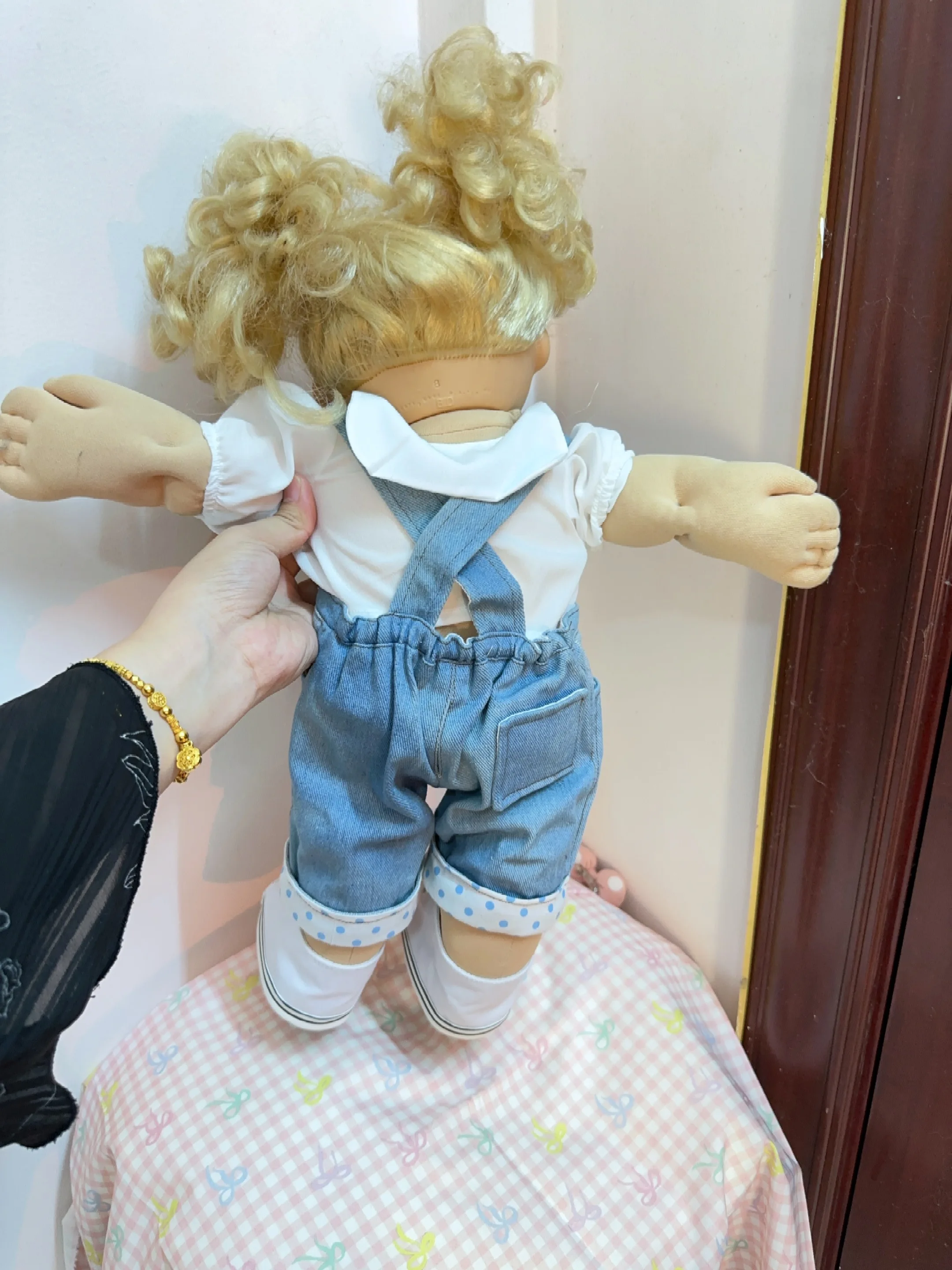 Cabbage patch dolls clothes plush toy handmade dress stuffed plaything Soothing toys clothing