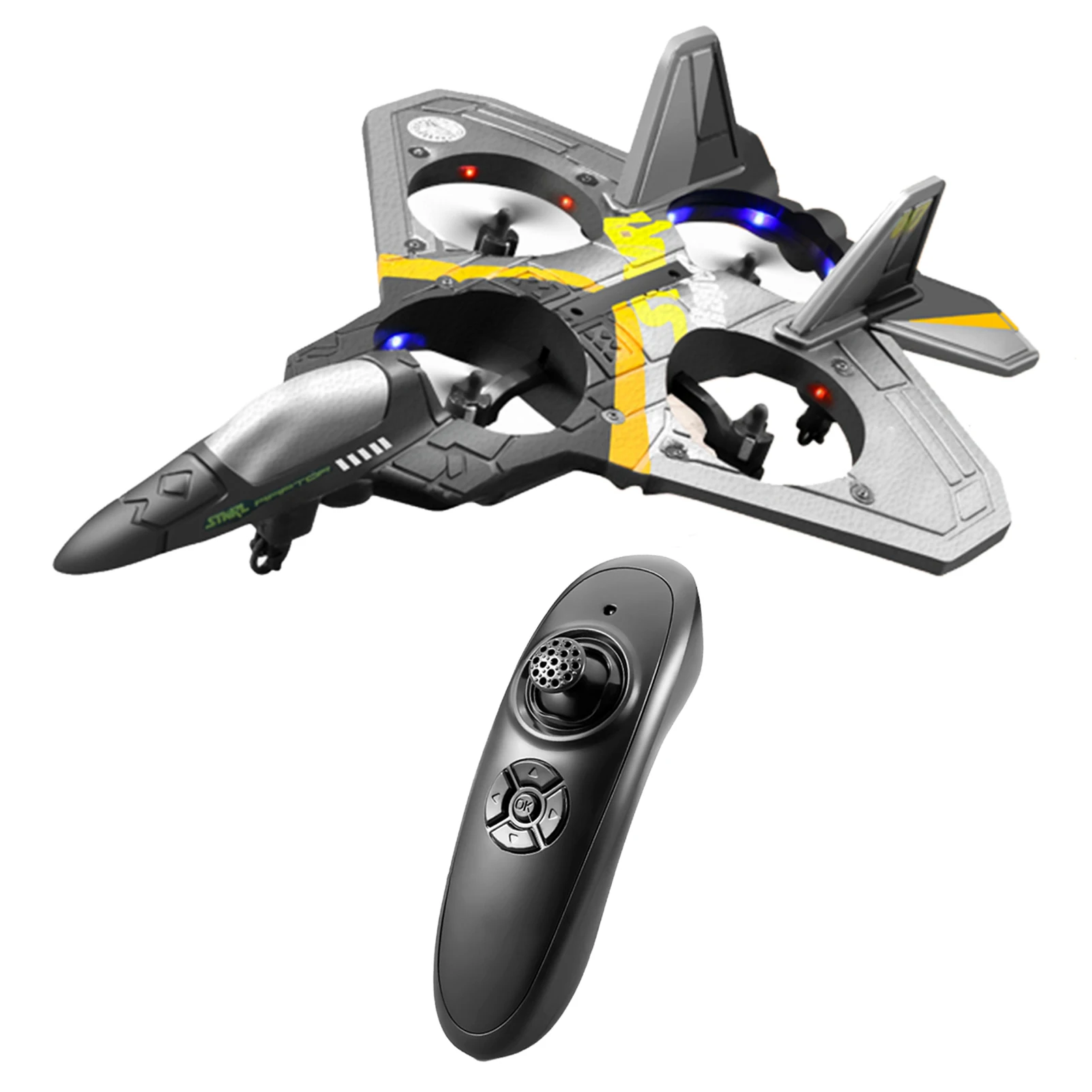 V17 RC Remote Control Airplane 2.4G 6CH Remote Control Fighter Hobby Plane Glider Airplane EPP Foam Toys RC drone Kids Gift 2