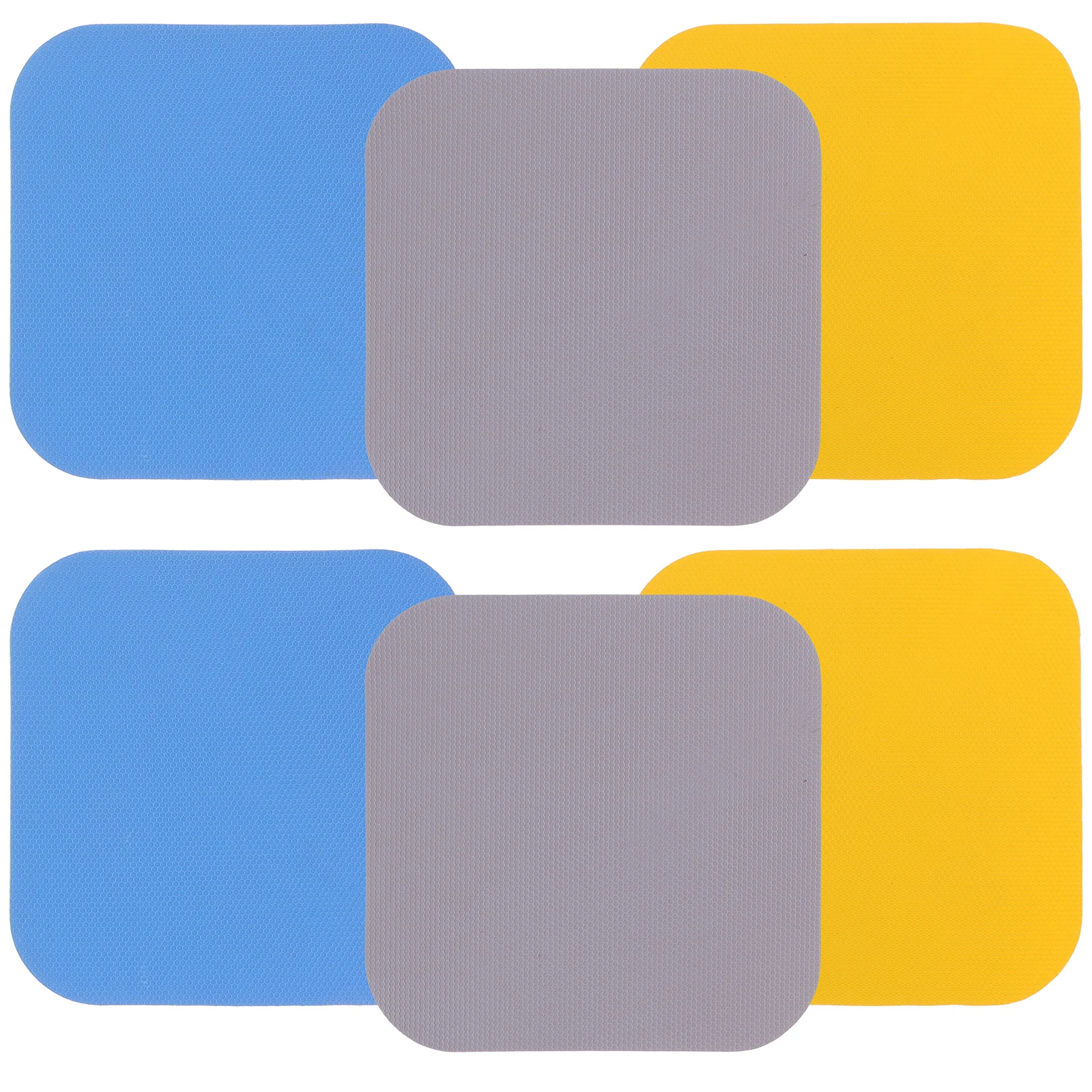 

6 Pcs Grappling Jar Rubber Bottle Opening Mat Tin Opener Grippers for Jars Tea Towel Lid