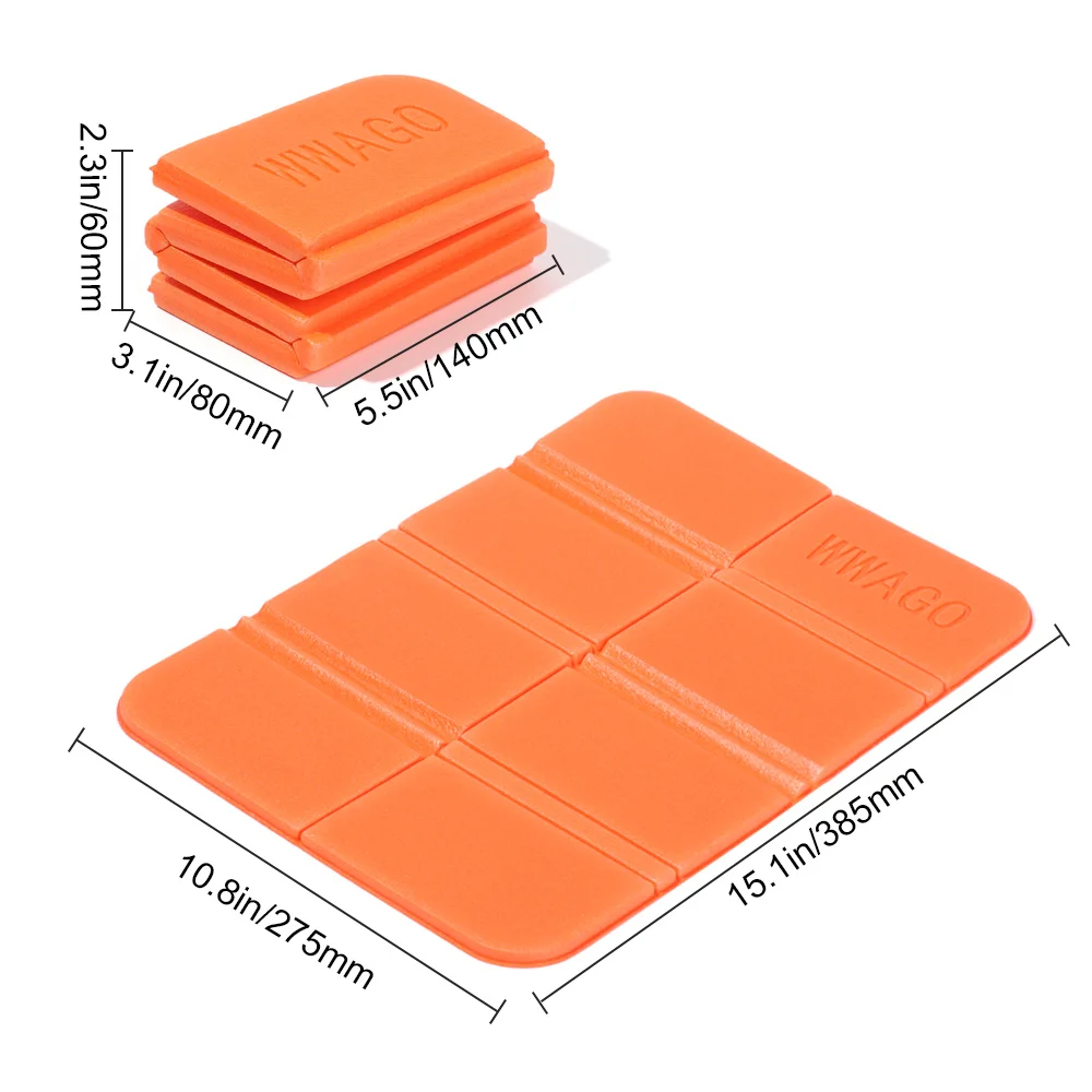 Ultralight Foldable Camping Cushion Seat Moistureproof Cushion Mattress Camping Seat Pad Sitting Pads Waterproof EVA Foam Mat foam pad camping mat moisture proof mat seat cushion