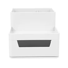 

Household Stationery Box Plastic Stationery Container Desktop Storage Box