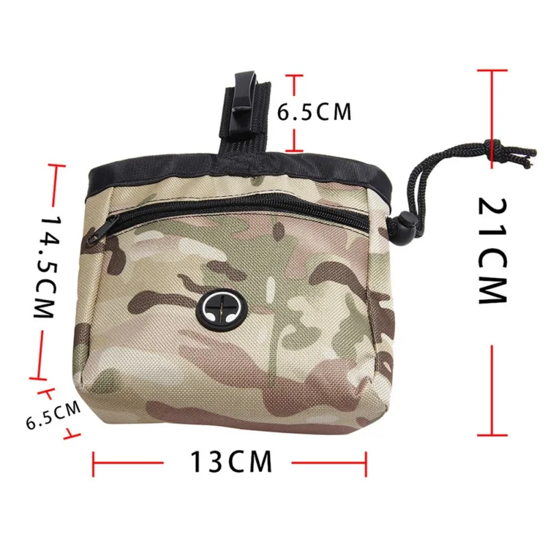 Portable Training Bag Dog Pet Snack Bag Strong Wear Resistance Large Capacity Puppy Snack Reward Waist For Dog Cat dog treat bag