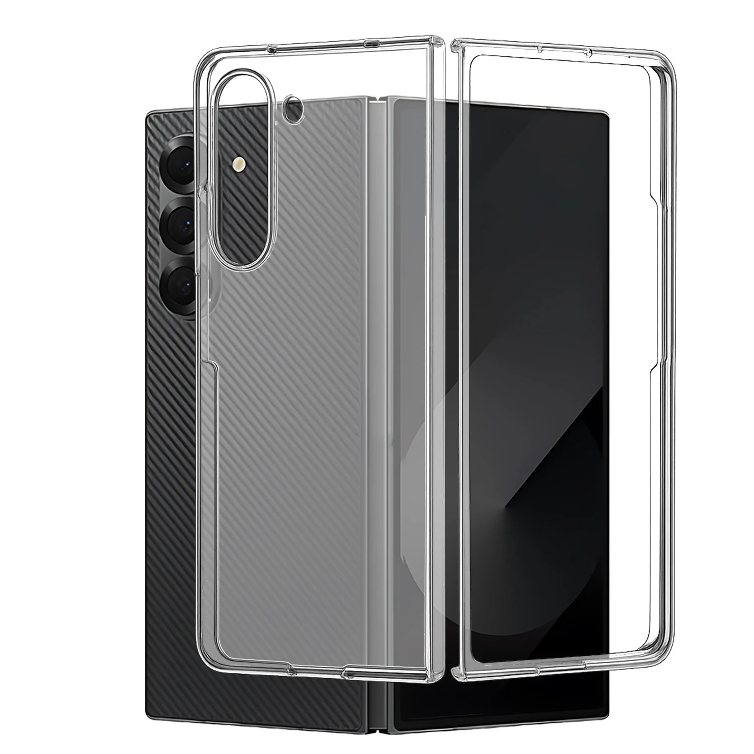 Ultra-Durable Transparent Protective Phone Case with 360° Anti-Fall Bumper