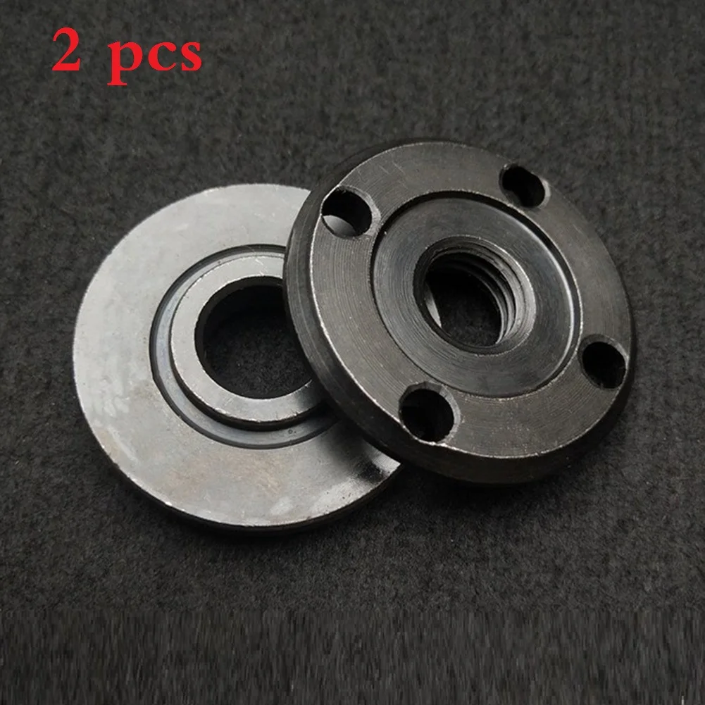 

M14 Thread Replacement Angle Grinder Inner Outer Flange Nut Set For 14mm Spindle Thread Power Tool Grinders Nuts Grinding Tools