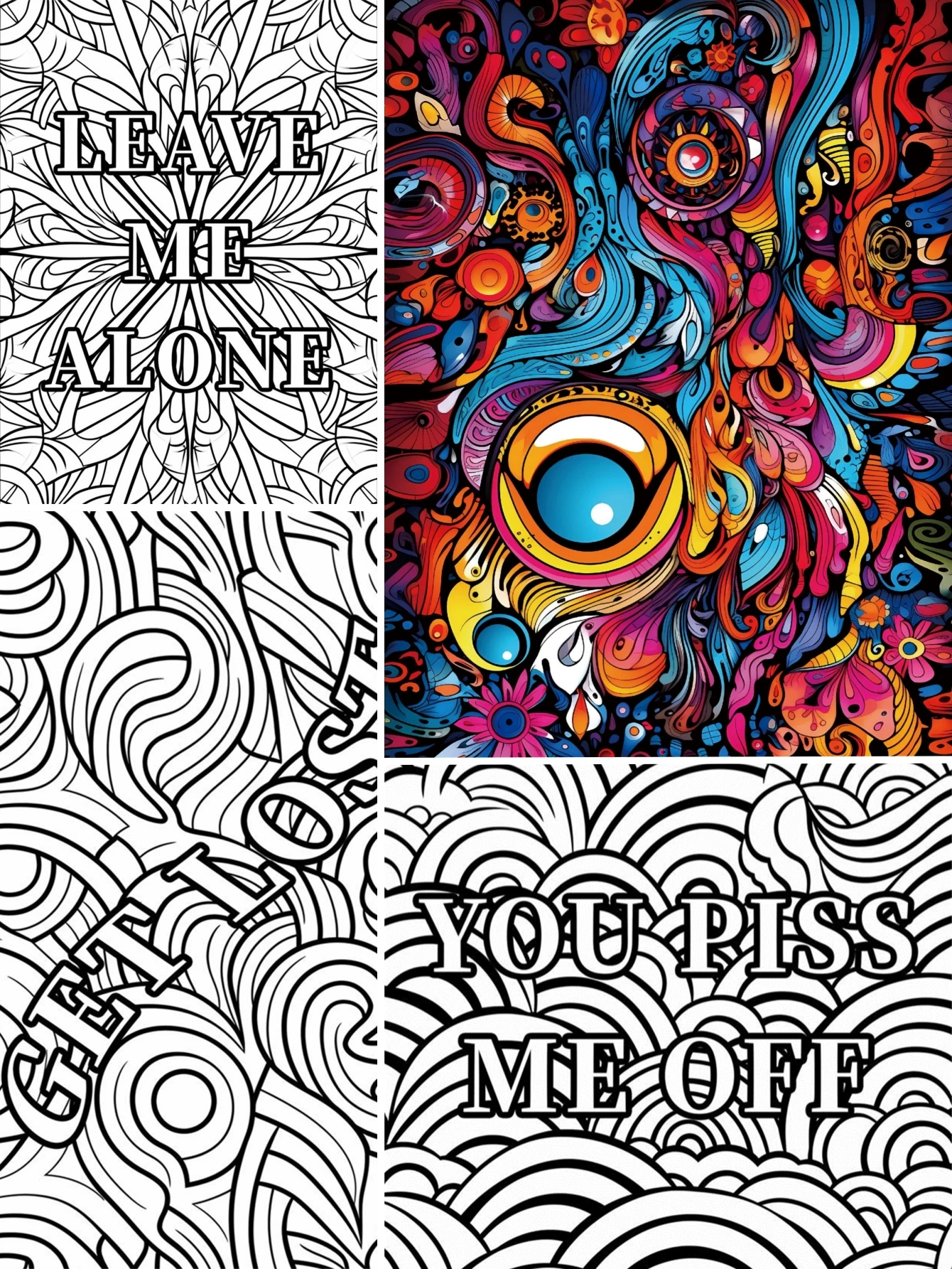 1pc Positive Thoughts Art Coloring Book Original Upgraded Paper Thickened 22 Pages Coloring Books Gift For Holiday Birthday 2