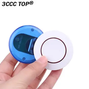원형 리모컨 SOS 101 스위치, 칩 학습 유형, DC6V 433Mhz 무선 리모컨, 1 단추, EV1527 붙여넣기