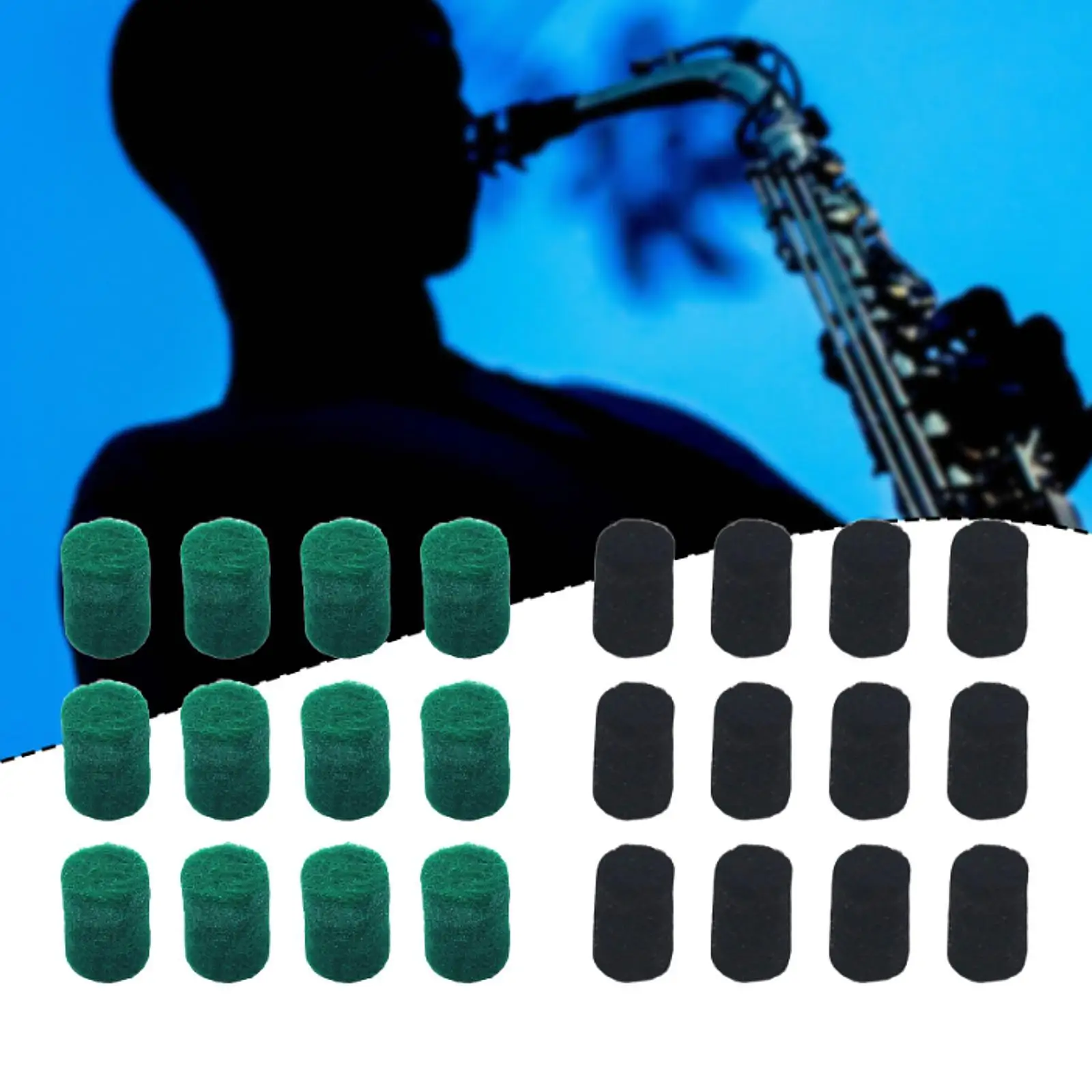 12-Piece Saxophone Felt Pad Set - Practical and Convenient