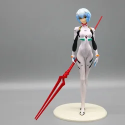 Rei Ayanami Anime Collectible Figure with Spear of Longinus (A no box)