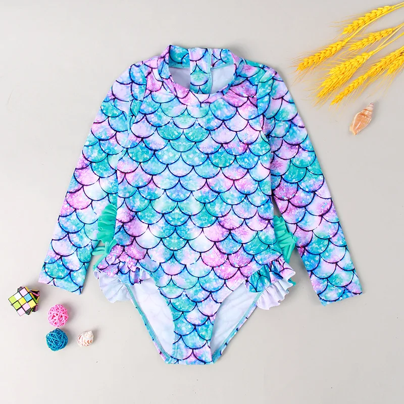

1-10 Years Girl One Piece Swimsuit School Uniform Swimwear Children Solid Color Swimsuit Teenager Campus wear Kids Bathing Suits