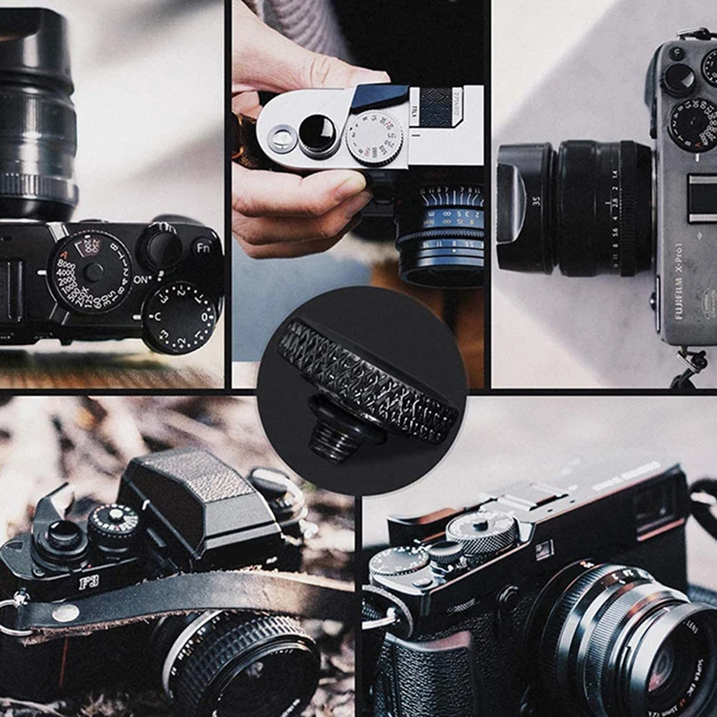 1pcs Durable Triggers Metal Soft Shutter Release Button for Fuji Fujifilm X100V XT4 Q Q2 Camera camera remote shutter button