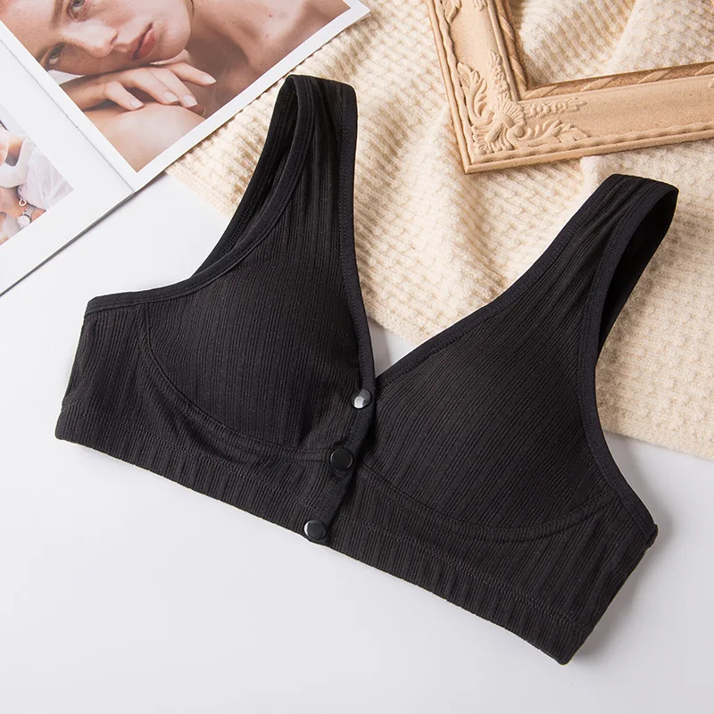 Anti-Sagging Cotton Maternity & Nursing Bra - Thin and Elastic, Push-up, Suitable for Feeding and Pregnancy, Wirefree 6