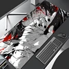 Mouse Pad Gaming Accessories PC Gamer 900x400 Anime N-narutoS Computer S-sasuke Desk Mat Laptop Varmilo Keyboard Pads Mousepad 2