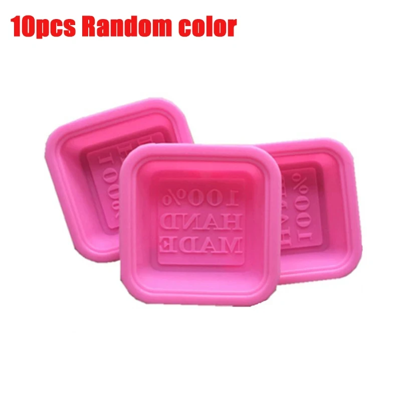 Silicone Mold Soap Molds 20/10pcs Soap Molds Oven Square Silicone Handmade Silicone Craft Cute Craft Art Square Oven Handmade Diy Tool